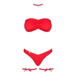 Ensemble lingerie sexy Kissmas rouge