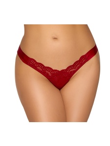 Sexy roter Spitzen-String