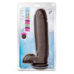 Dildo XXL Realistico e flessibile al cioccolato