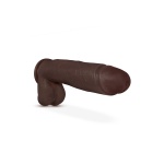 Dildo XXL Realistico e flessibile al cioccolato