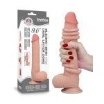Dildo réaliste LoveToy avec peau glissante