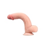 Dildo réaliste LoveToy avec peau glissante