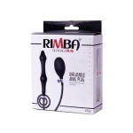 Rimba inflatable anal plug with double balloon