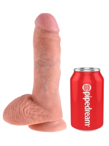 Realistischer Dildo mit Saugnapf