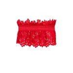 Giarrettiera sexy in pizzo rosso