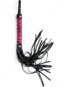 Flogger Leopard Pink BDSM di Argus