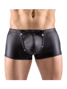 Boxer noir sexy Svenjoyment avec zips scintillants