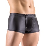 Sexy boxer Svenjoyment neri con cerniere scintillanti