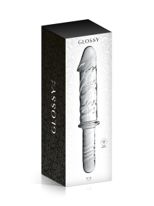 Bild von Glossy Toys Nr. 12, einem realistischen Glasdildo mit Griff