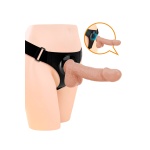 Image du Gode Ceinture Ajustable Jerry avec Gode Ventouse 7,6" de PRETTY LOVE