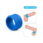 Image de l'Anneau de Plaisir LoveToy Pinnacle Pro en bleu