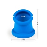 Image de l'Étireur de testicules conique LoveToy - Pinnacle Pro en bleu