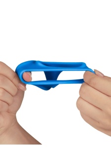 LoveToy Trio Grip Pinnacle Pro Erhöhungsmanschette in Blau