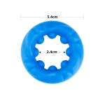 Image of LoveToy Blue Cockring - Pinnacle Pro - Ridge Bump Stretcher