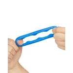 Image of LoveToy Blue Cockring - Pinnacle Pro - Ridge Bump Stretcher