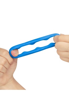 Abbildung des Cockrings Blau LoveToy - Pinnacle Pro - Ridge Bump Stretcher
