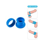Stretcher Jumeau Flex LoveToy Pinnacle Pro en couleur bleue
