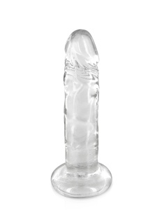 Abbildung des 18 cm großen realistischen Pure Jelly Saugdildos