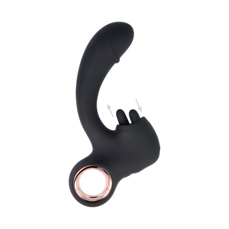 Vibromasseur Point G Rabbit Vibe avec stimulation va-et-vient par QIOT BY VIRGITE