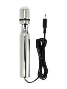 Image of Rimba Electro anal dildo in aluminium silver colour