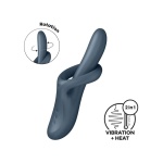 Immagine di Satisfyer Vibratore Rabbit riscaldante - Heat Flex 4 - Grigio