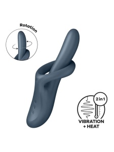 Bild von Satisfyer Heizkaninchen-Vibrator - Heat Flex 4 - Grau