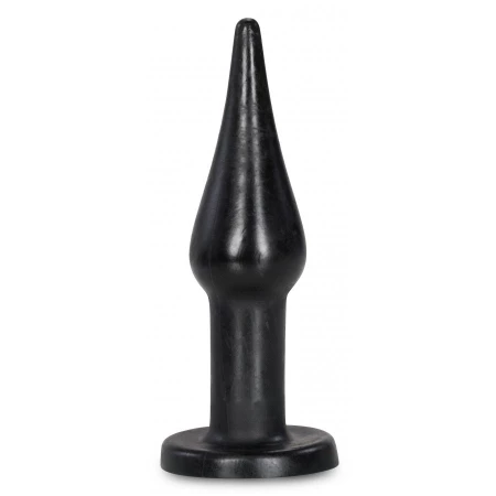 Image of the Plug Anal XXLTOYS Albin in black with an insert length of 18 cm and a diameter of 4.7 cm