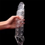 Gaine pour pénis extensible de 11 pouces en quatre couleurs