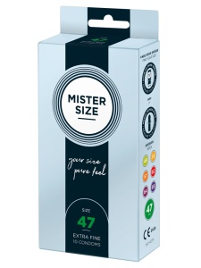 Preservativi personalizzati Mister Size - Misura 47