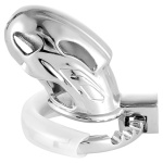 Image of the Metal chastity cage with adjustable ring and invisible lock