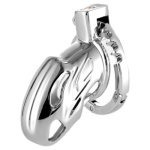 Image of the Metal chastity cage with adjustable ring and invisible lock