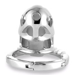 Image of the Metal chastity cage with adjustable ring and invisible lock