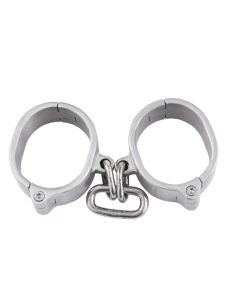 Immagine delle robuste manette BDSM in acciaio inossidabile