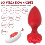 Anal Rose Plug Vibrator Image