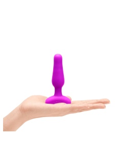 Image of the B-Vibe Novice Anal Vibration Plug in pink