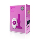 Image of the B-Vibe Novice Anal Vibration Plug in pink