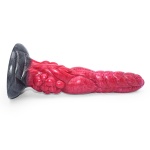 Image du Gode Réaliste Animal de 10 pouces en silicone rouge
