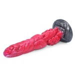 Image du Gode Réaliste Animal de 10 pouces en silicone rouge