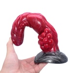 Image du Gode Réaliste Animal de 10 pouces en silicone rouge