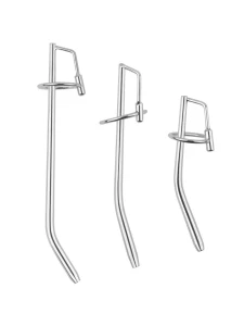 Image of the Solid Curved Penis Plug with Stainless Steel Ring