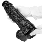 Dildo XXL nero e spesso per un piacere intenso