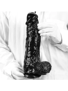 Dildo XXL nero e spesso per un piacere intenso
