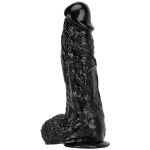 Dildo XXL nero e spesso per un piacere intenso