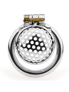 Image de la Cage de Chasteté Inescapable en Métal pour hommes