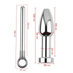 Image of the Stainless Steel Hollow Anal Plug