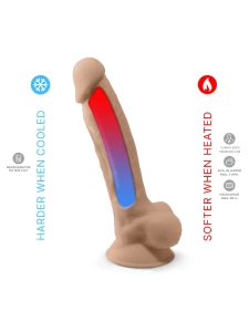 Immagine del dildo Silex-D da 8 pollici in carne, un sextoy innovativo