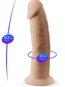 Immagine del dildo in silicone Silex-D modello 2 da 7,5 pollici