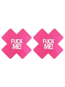 Stickers pour Mamelons en Croix en satin, disponibles en noir, rose et rouge