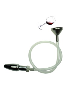 Image of a Metal Funnel Anal Plug for uro games