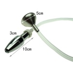 Image of a Metal Funnel Anal Plug for uro games
